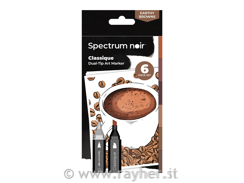 Spectrum Noir-Classique 6pc-Earthy Browns