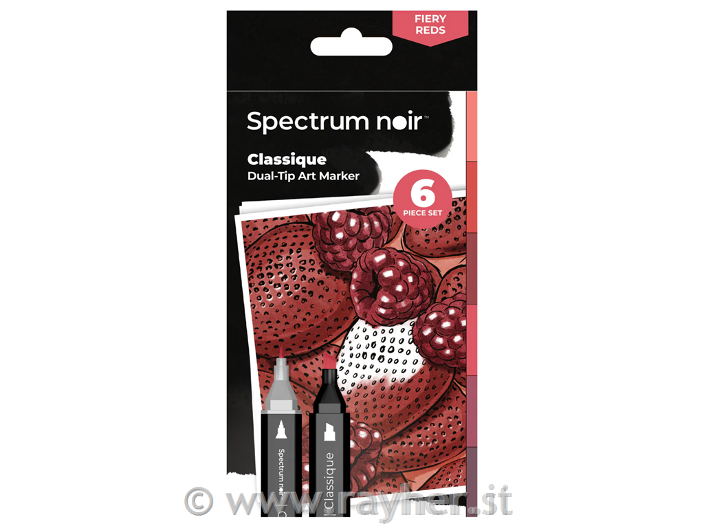 Spectrum Noir-Classique 6pc-Fiery Reds