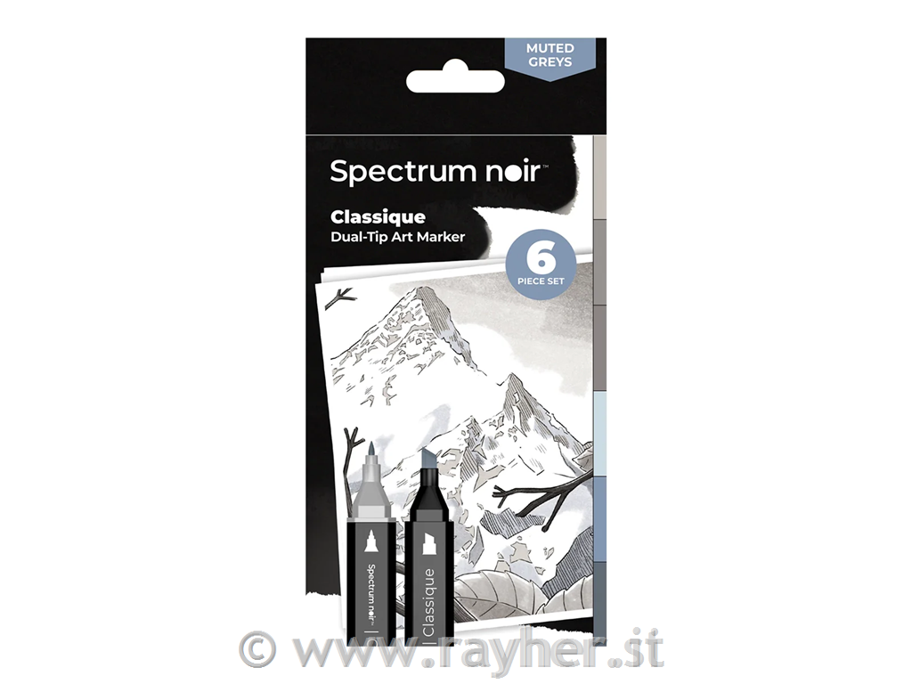 Spectrum Noir-Classique 6pc-Muted Greys