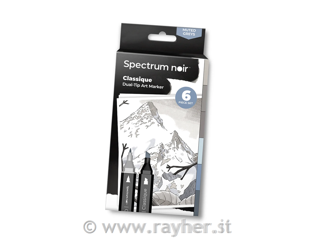 Spectrum Noir-Classique 6pc-Muted Greys