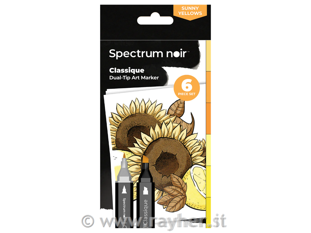 Spectrum Noir-Classique 6pc- Sunny Yellows