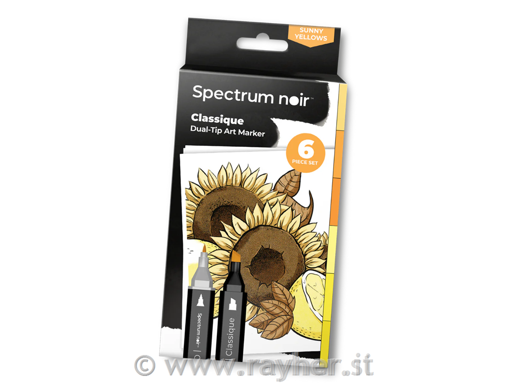 Spectrum Noir-Classique 6pc- Sunny Yellows