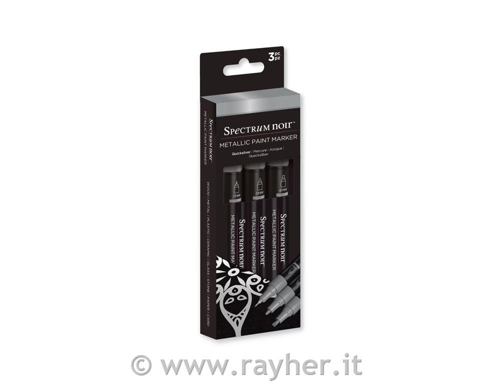 Set flomastrov Metallic Paint Marker - Quicksilver