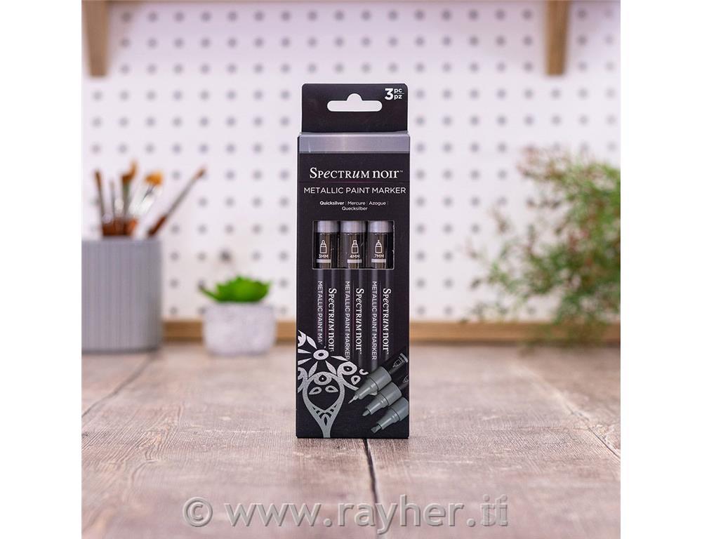 Set flomastrov Metallic Paint Marker - Quicksilver