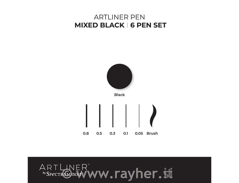 Spectrum Noir ArtLiner set 6