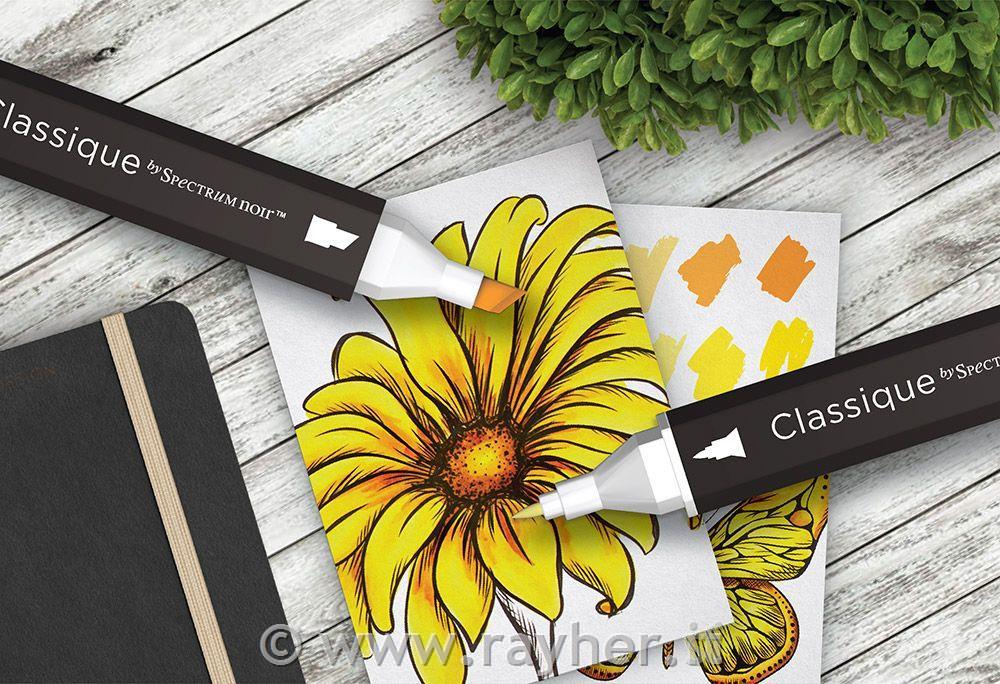 FLOMASTRI SPECTRUM NOIR, SET 6, YELLOWS