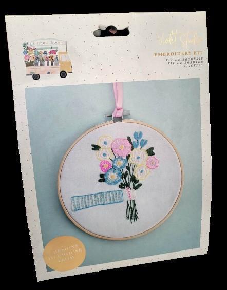 Set per ricamo - Rainbow Blooms