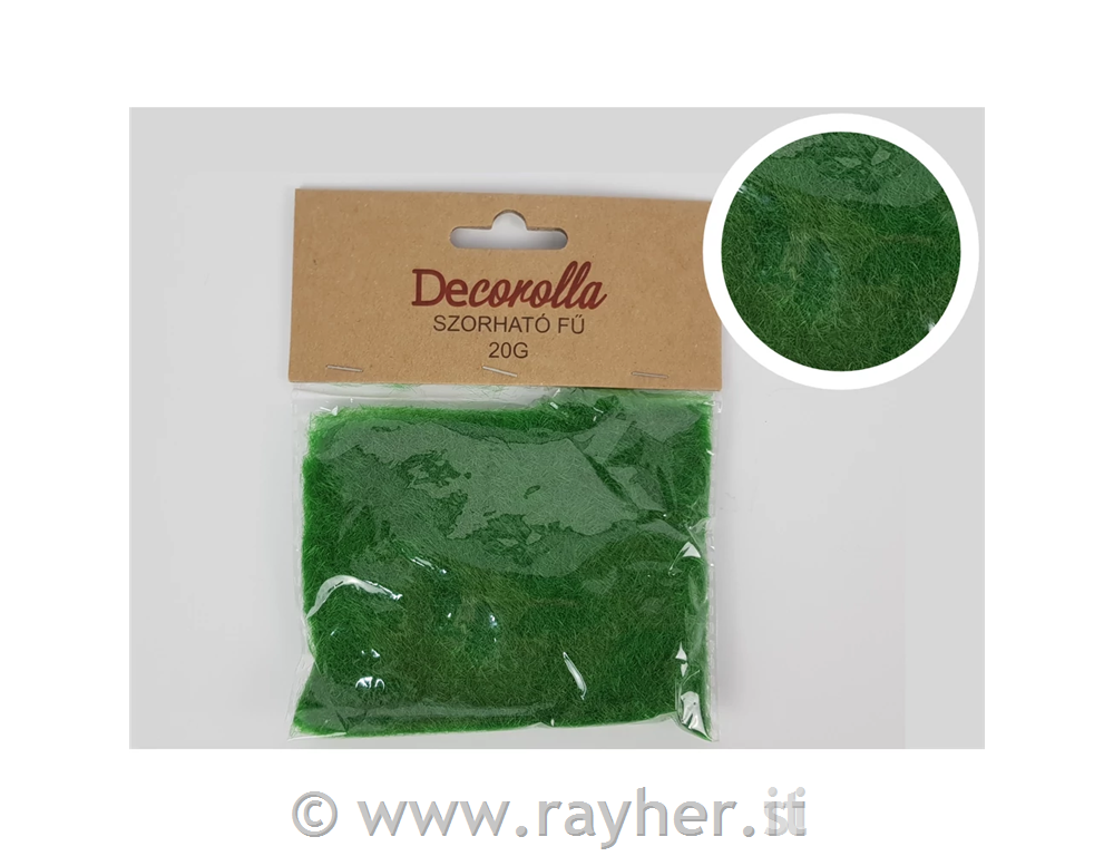 Erba sbriciolabile 20g verde chiaro.