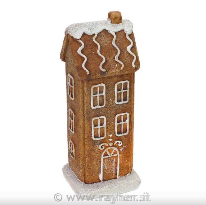 Casetta a due piani “biscotto”, 16 cm