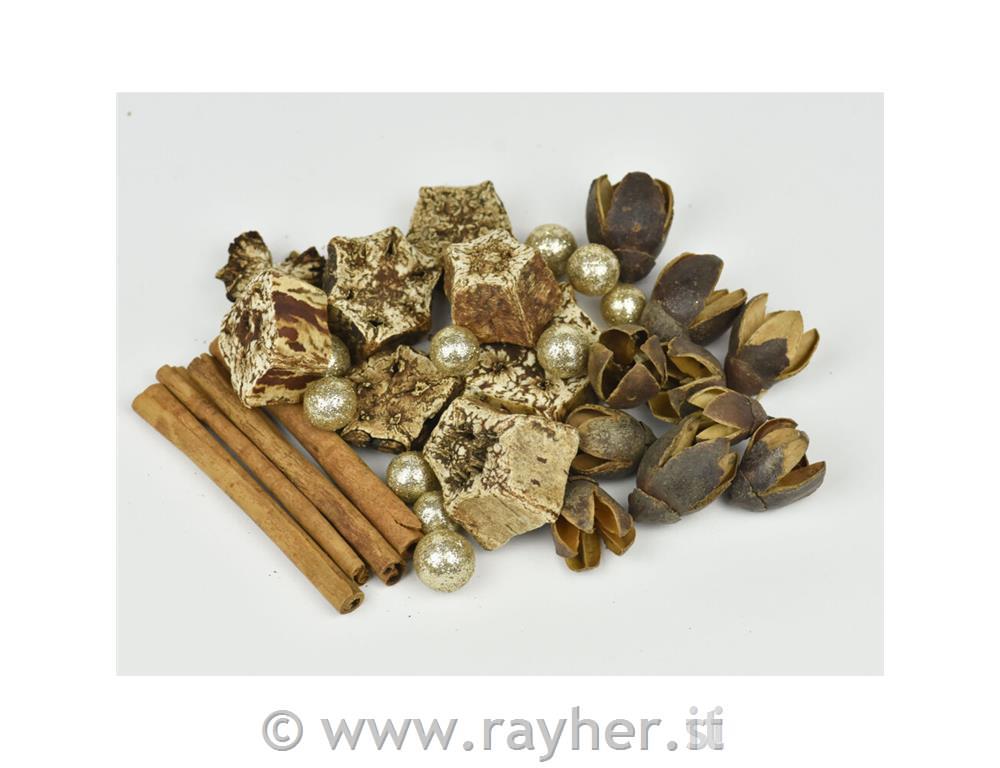 Paket za dekoracijo, natur s cimetom