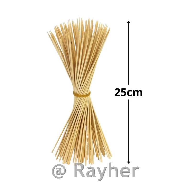 Bastoncini in legno, 25cm, 100pz