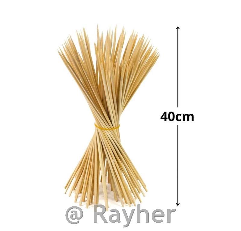 Stecche in legno 40 cm, 4 mm, 50 pz