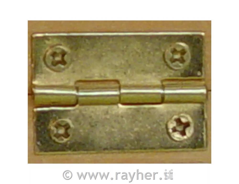 Cerniere in metallo,1,7x2,5 cm, 10pz