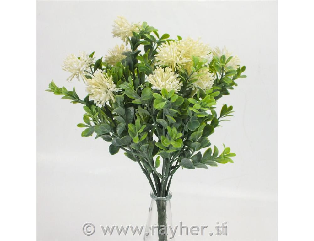 Bouquet di fiori bianchi, 32 cm