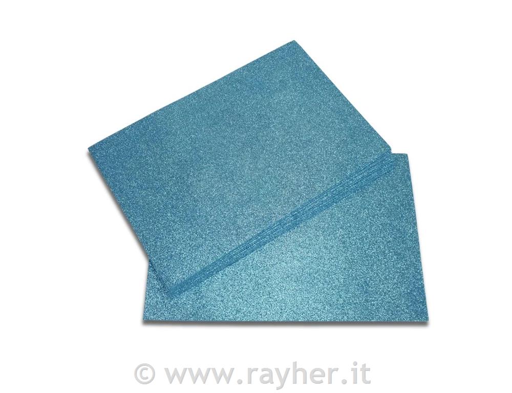 Gomma crepla con glitter A4, blu