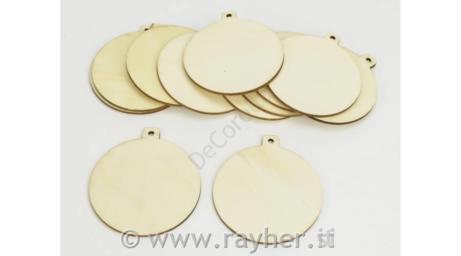 Palloncini in legno, 8cm, set 6