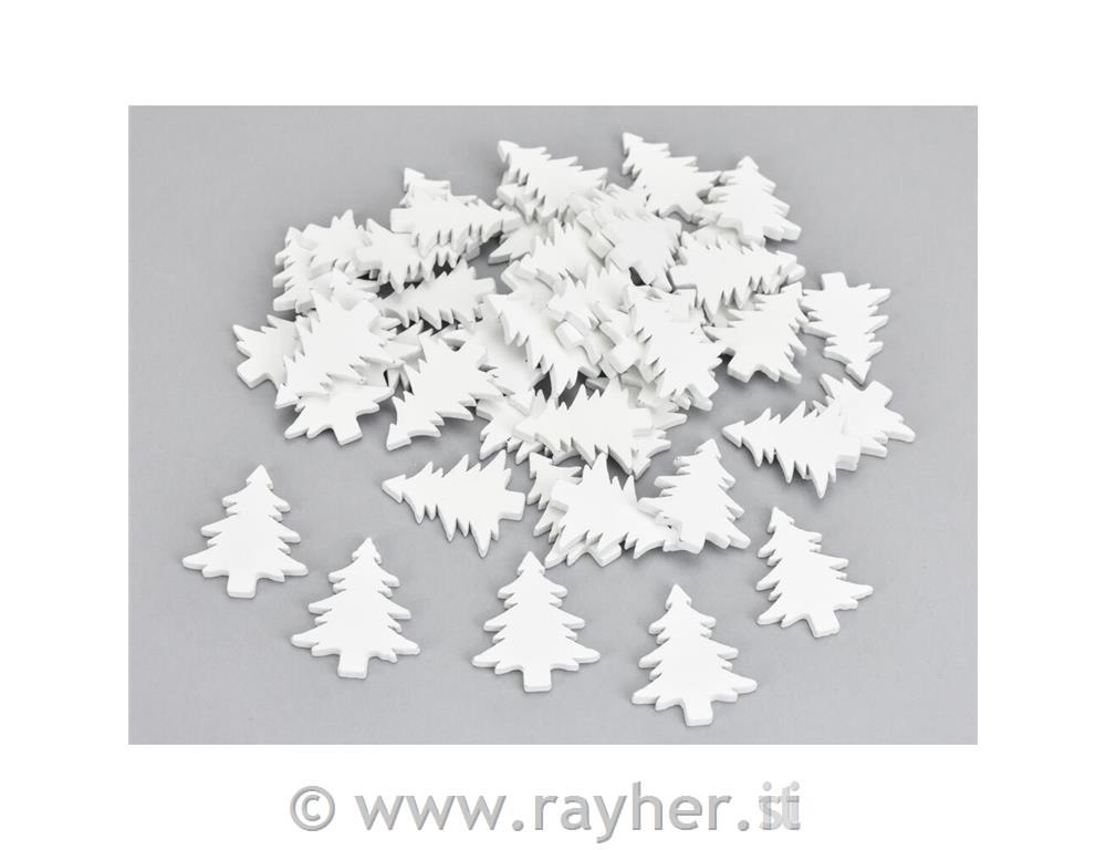 Lesene smreke bele, 2.5x3cm, set 10