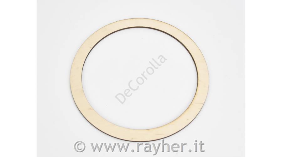 Cerchio in legno, 18cm, spessore 15mm3mm piastraCerchio in legno, 18cm, 15mm