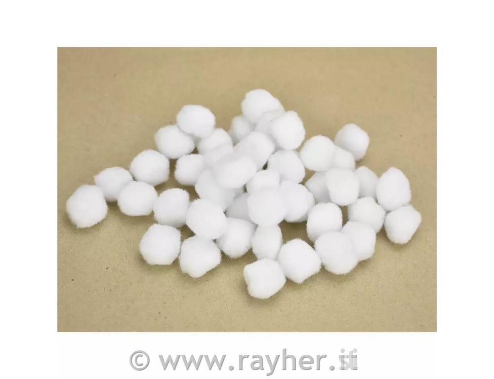 Cofki, beli, 25 mm, 50 kom.