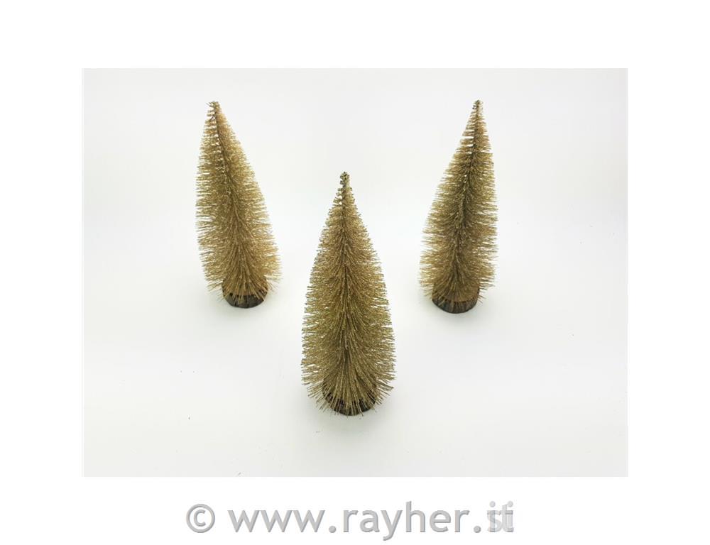 Abete con glitter, 27cm