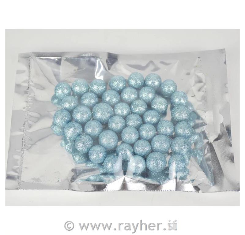 Papaveri di lustrini, azuro, 1,5 cm