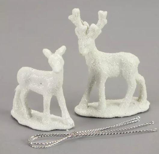 Jelenčka, par, bela, set 2