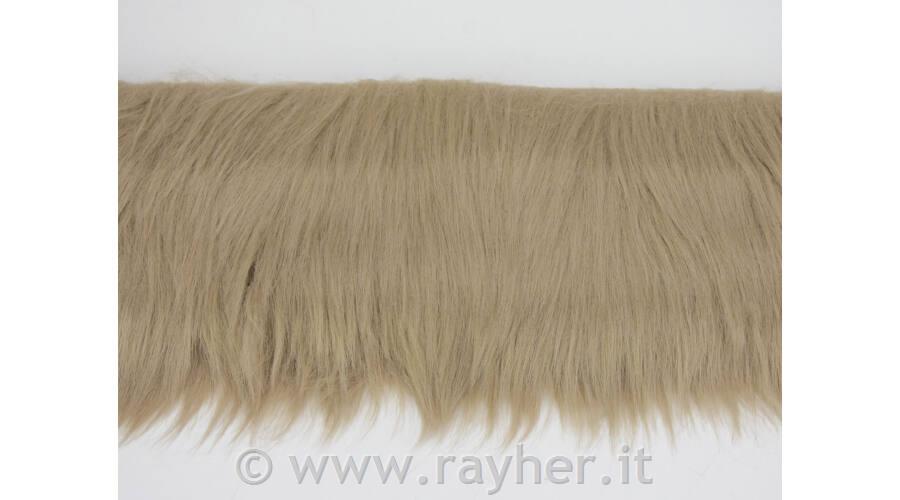 Umetno krzno, rjavo, 10cm x 1,8m