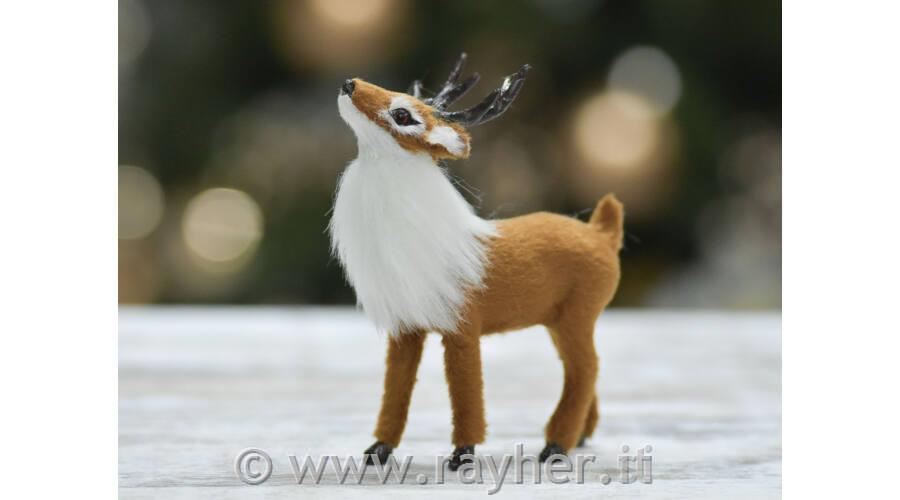 Cervo, marrone, 10cm, qualita premium