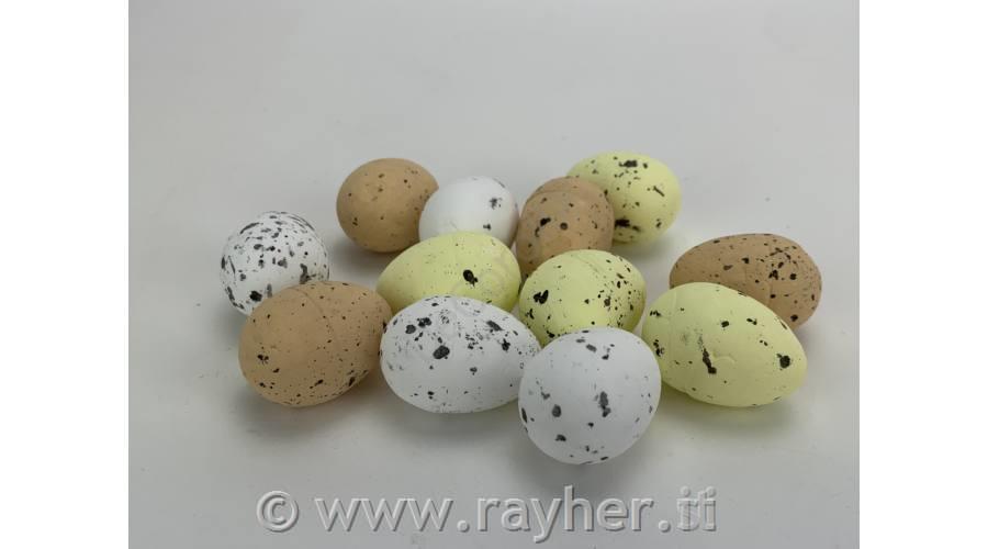 Uova in polistirolo, 4cm, set12