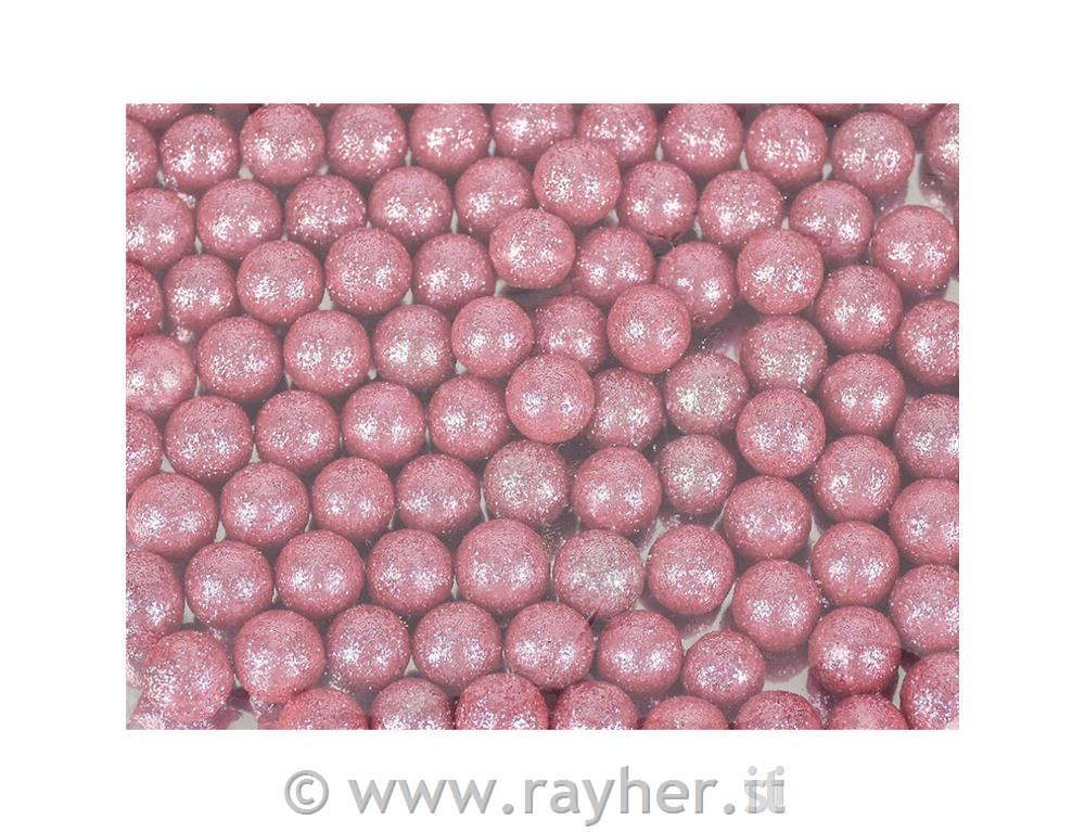 Palline decorative, 1cm, pink