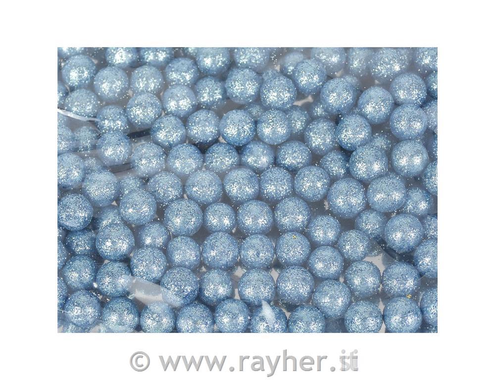 Dekorativne kroglice, 1cm, modre