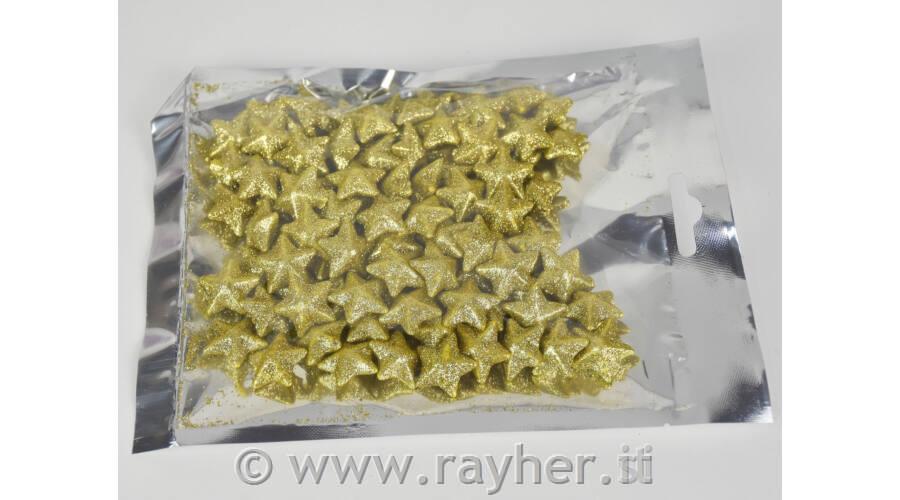 Stelle decorative, 2 cm, oro