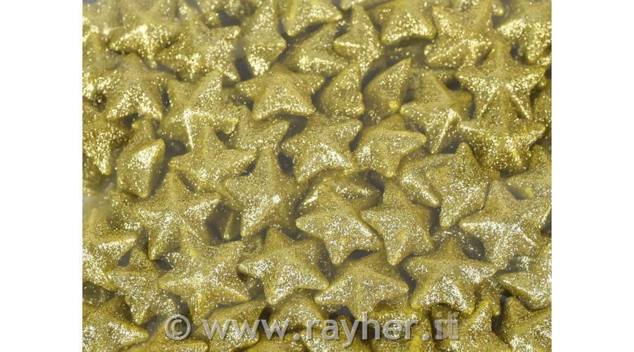 Stelle decorative, 2 cm, oro