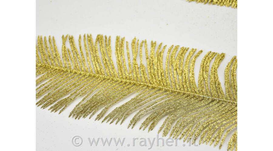 Ramoscello Felce, oro, 55x12cm