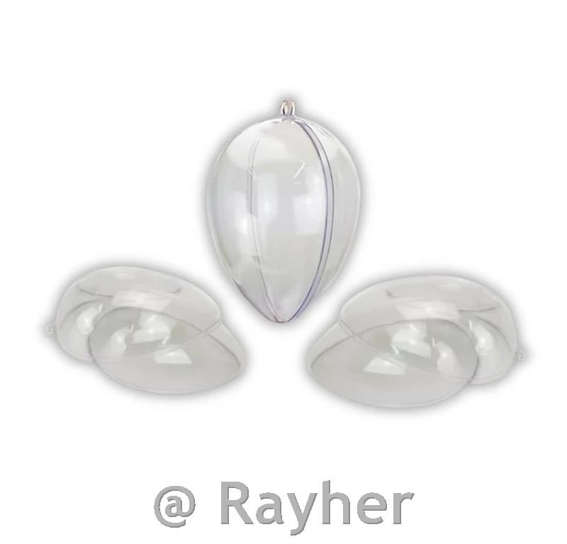 Uova in plastica, 9 cm, set 5