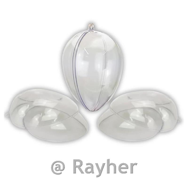 Uova in plastica, 13cm, set 5