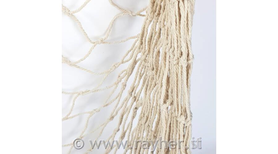 Ribiška mreža dekorativna, bež, 150x200cm