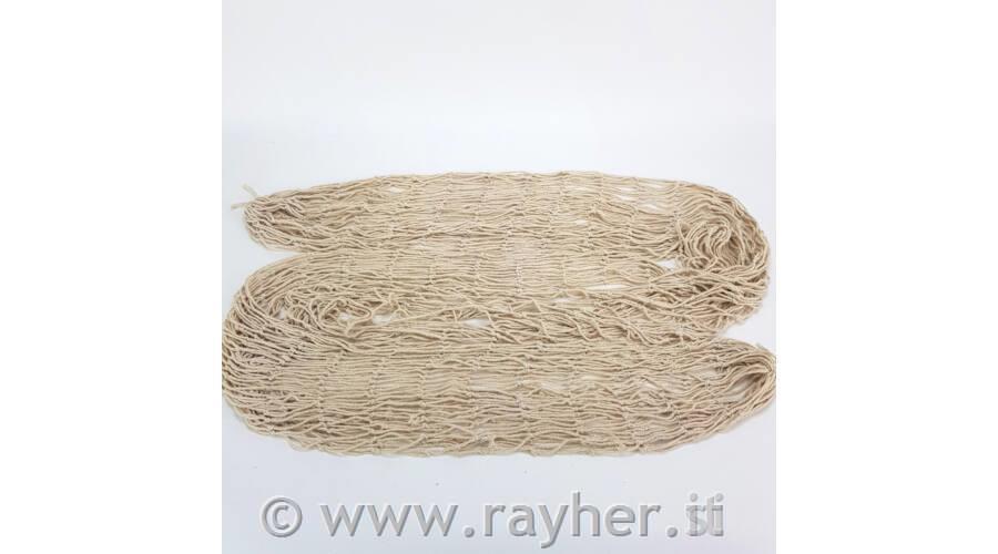 Ribiška mreža dekorativna, bež, 150x200cm