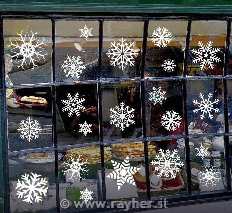 Nalepke za okno, snežinke