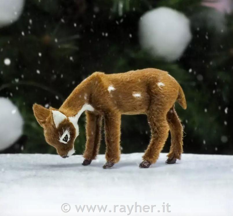 Cervo, marrone, 10,5 cm, qualita premium