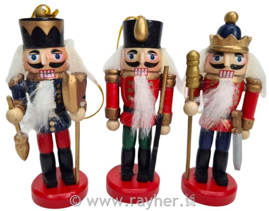 Hrestači, rdeči, set 3, 8.2cm