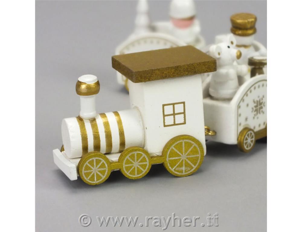 Trenino di Natale, in legno
