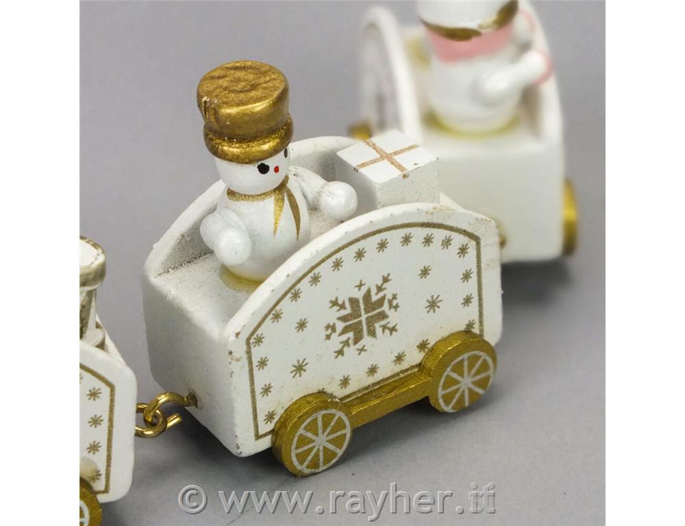 Trenino di Natale, in legno