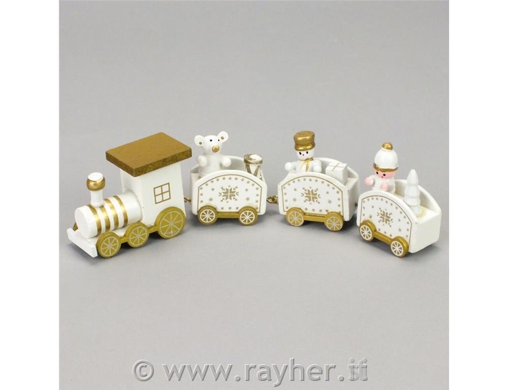 Trenino di Natale, in legno