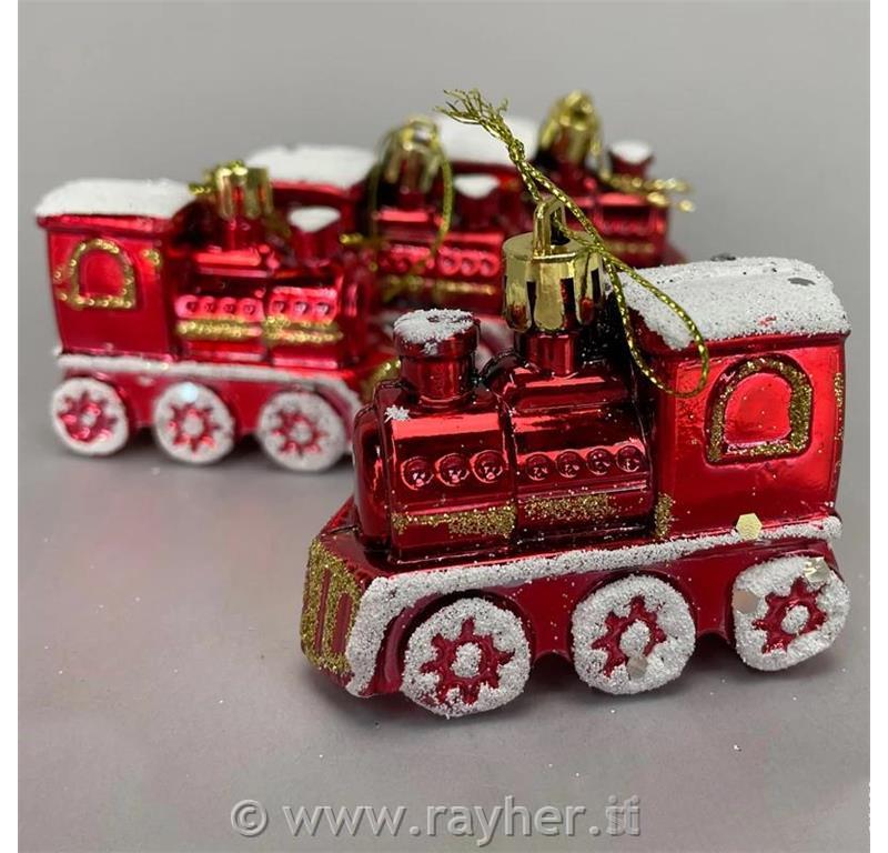 Decorazioni per albero – trenini, set 4