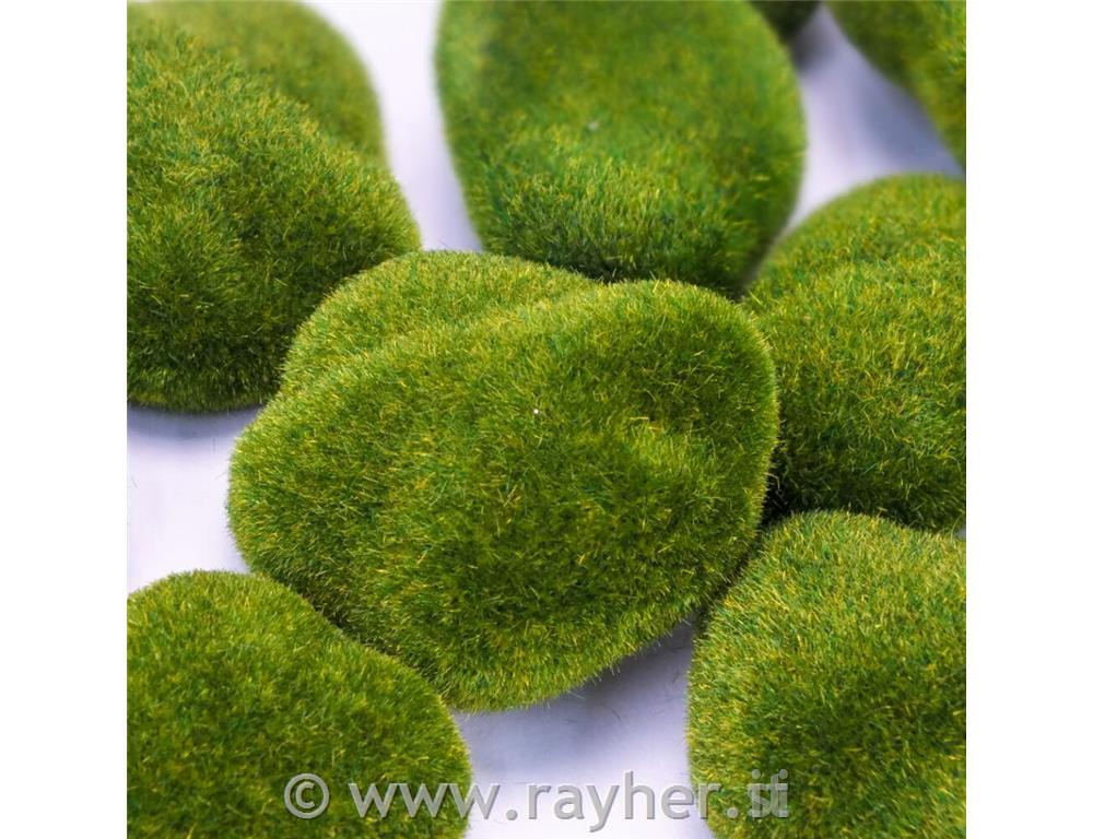 Okrasni mahovni kamni 15 kosov