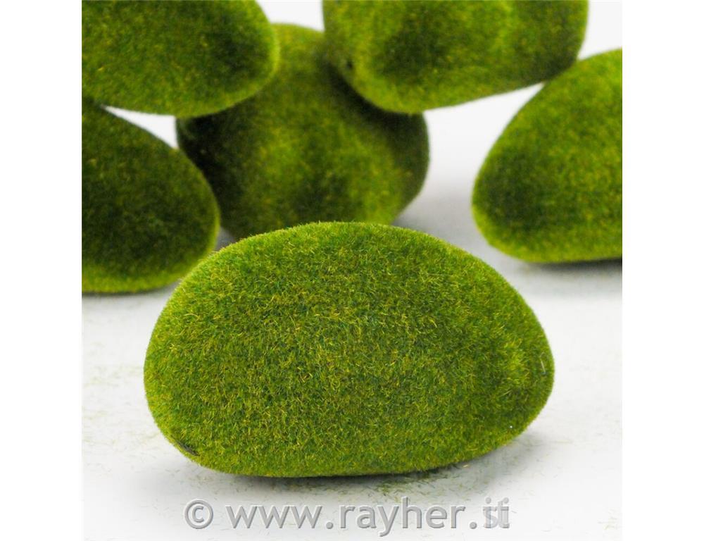 Pietre decorative di muschio 6 pezzi