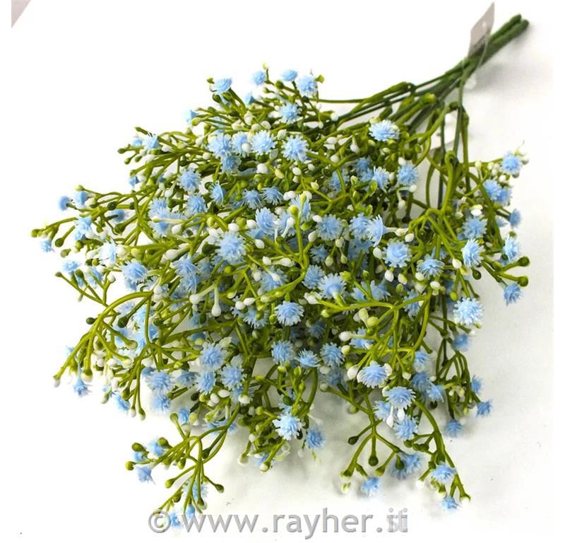 Bouquet di gypsophila blu