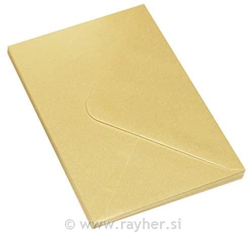 Kuverte+Vizitke, Set 20, C6, Pearl, biserno krem barve