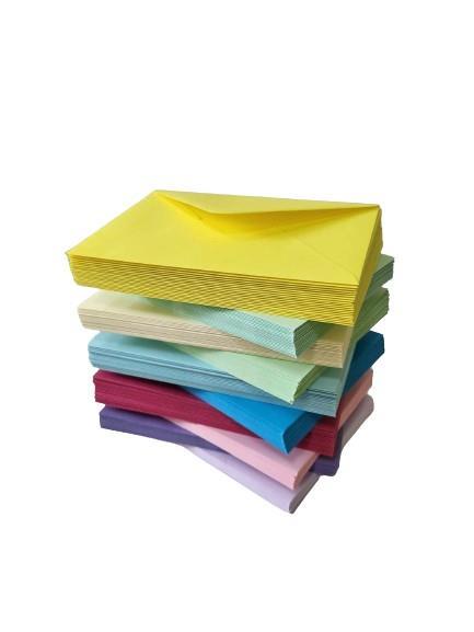 Buste C6 di colori assortiti, set da 200